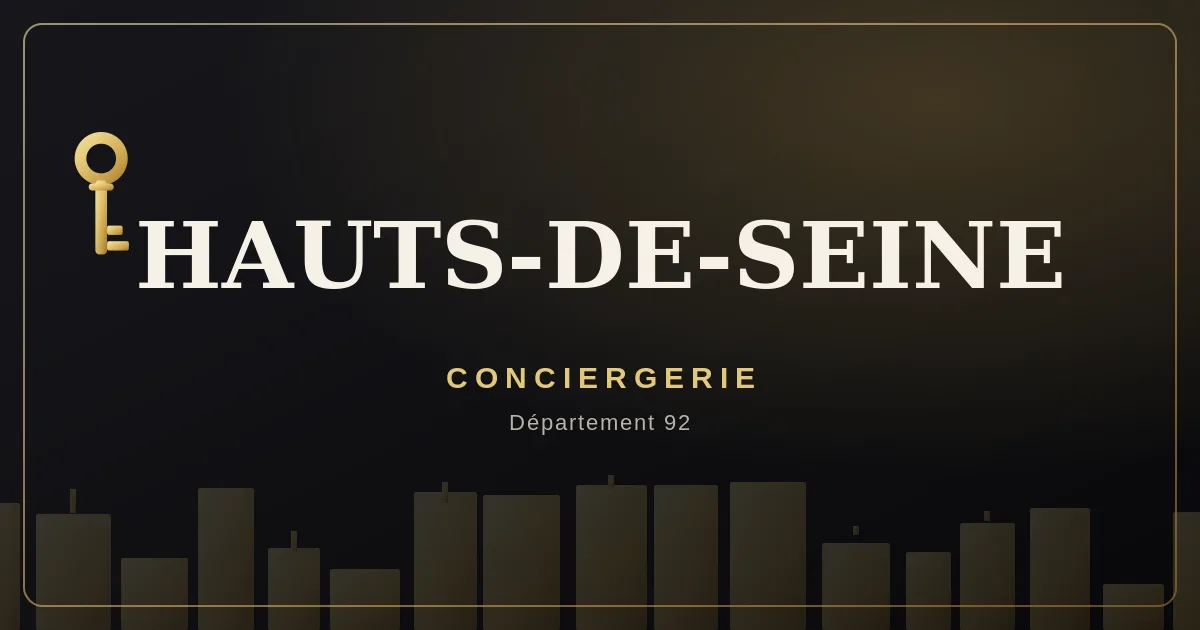 Conciergerie Hauts-de-Seine