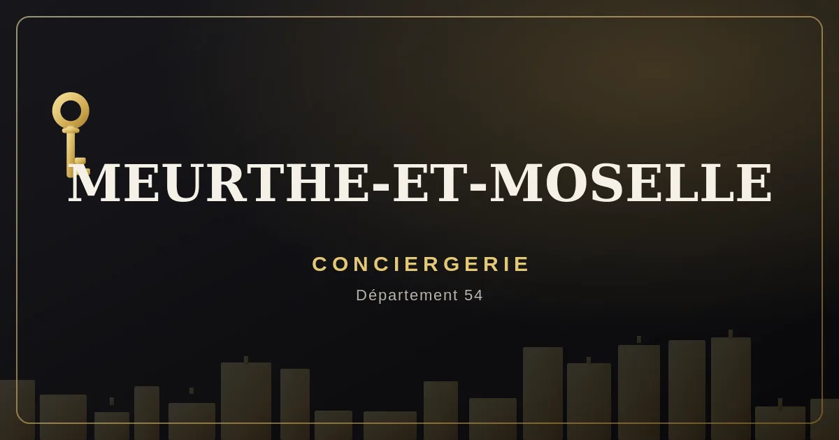 Conciergerie Meurthe-et-Moselle