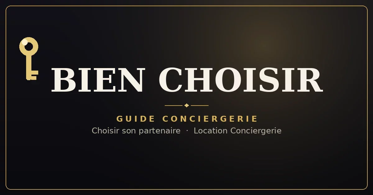 Choisir sa conciergerie