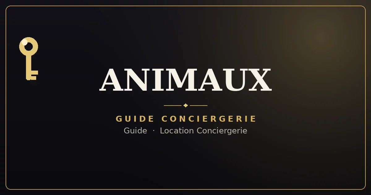 Location saisonnière animaux acceptés